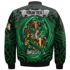 Field Bomber Jackets The Green Dragon Of Ireland Style