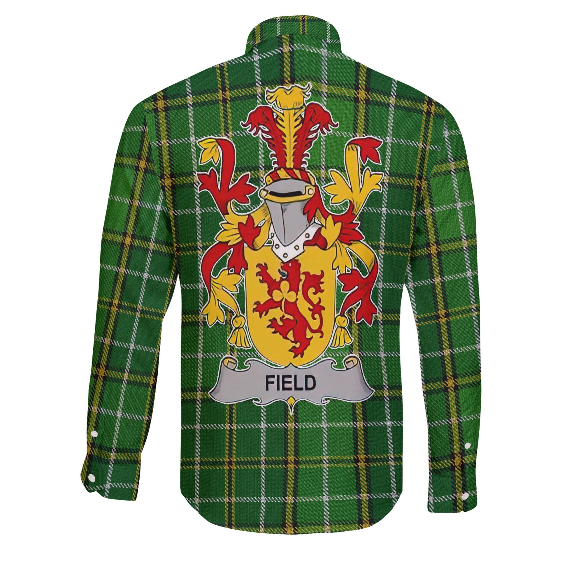 Field Long Sleeve Button Shirts Crest And National Plaid Style
