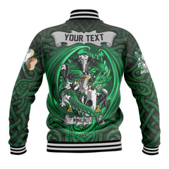 Finglas Baseball Jackets The Green Dragon Of Ireland Style