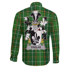 Finglas Long Sleeve Button Shirts Crest And National Plaid Style