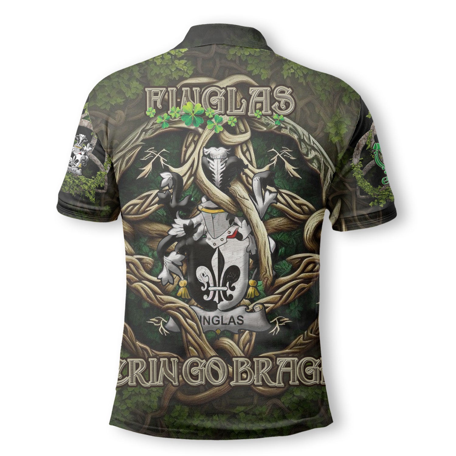 Finglas Polo Shirts Ireland Is My Root Style