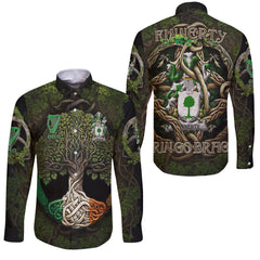 Finnerty or O Finaghty Long Sleeve Button Shirts Ireland Is My Root Style