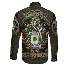 Finnerty or O Finaghty Long Sleeve Button Shirts Ireland Is My Root Style