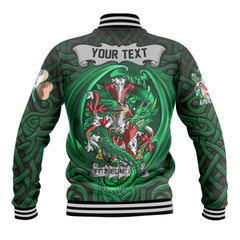 Fitz Edmonds Baseball Jackets The Green Dragon Of Ireland Style