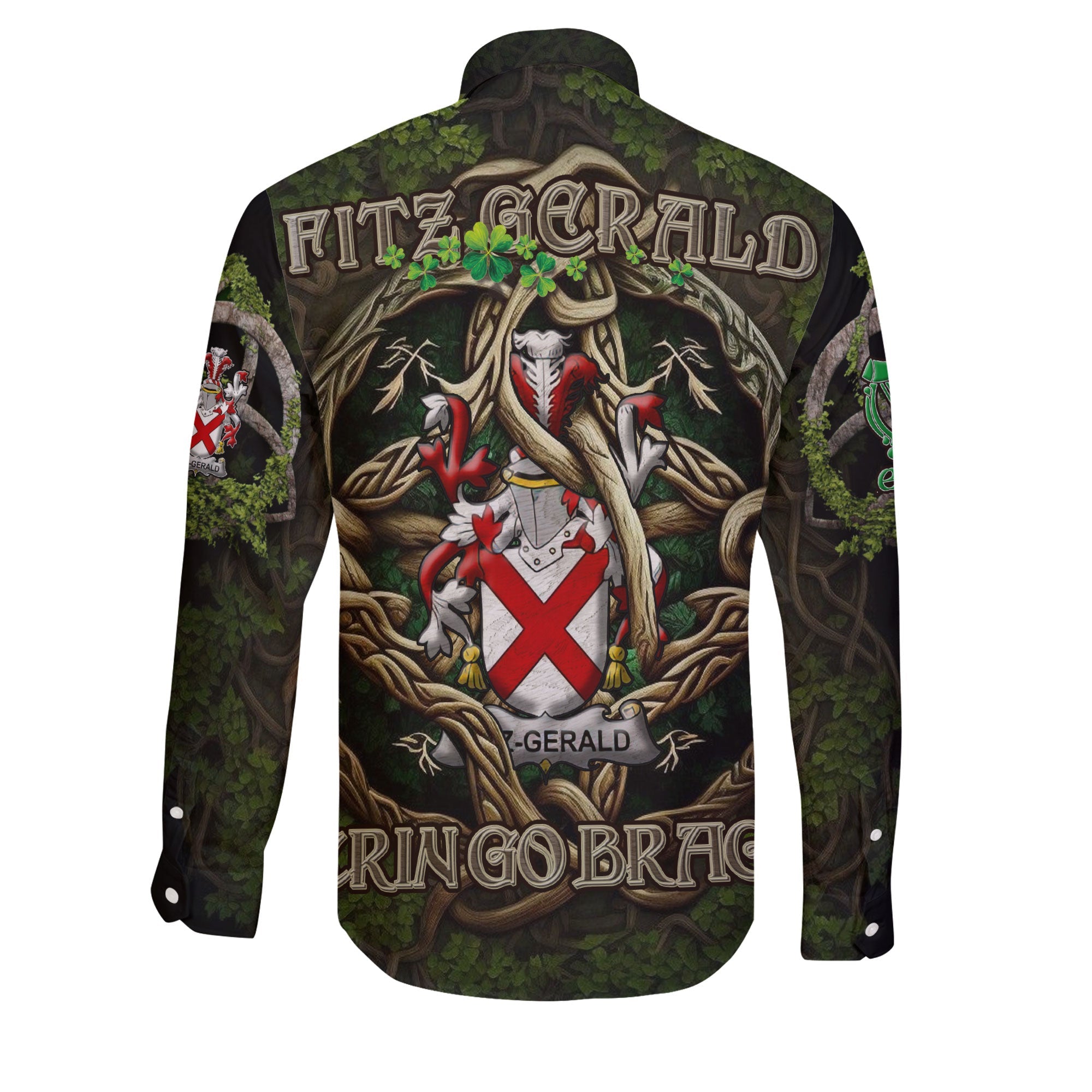 Fitz Gerald Long Sleeve Button Shirts Ireland Is My Root Style