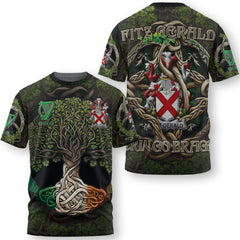 Fitz Gerald T-Shirts Ireland Is My Root Style