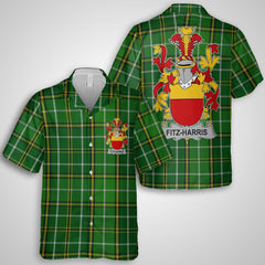 Fitz Harris Hawaiian Shirts Crest And National Plaid Style