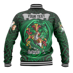 Fitz Herbert Baseball Jackets The Green Dragon Of Ireland Style