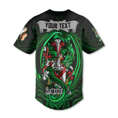 Fitz Pearce Baseball Jerseys The Green Dragon Of Ireland Style