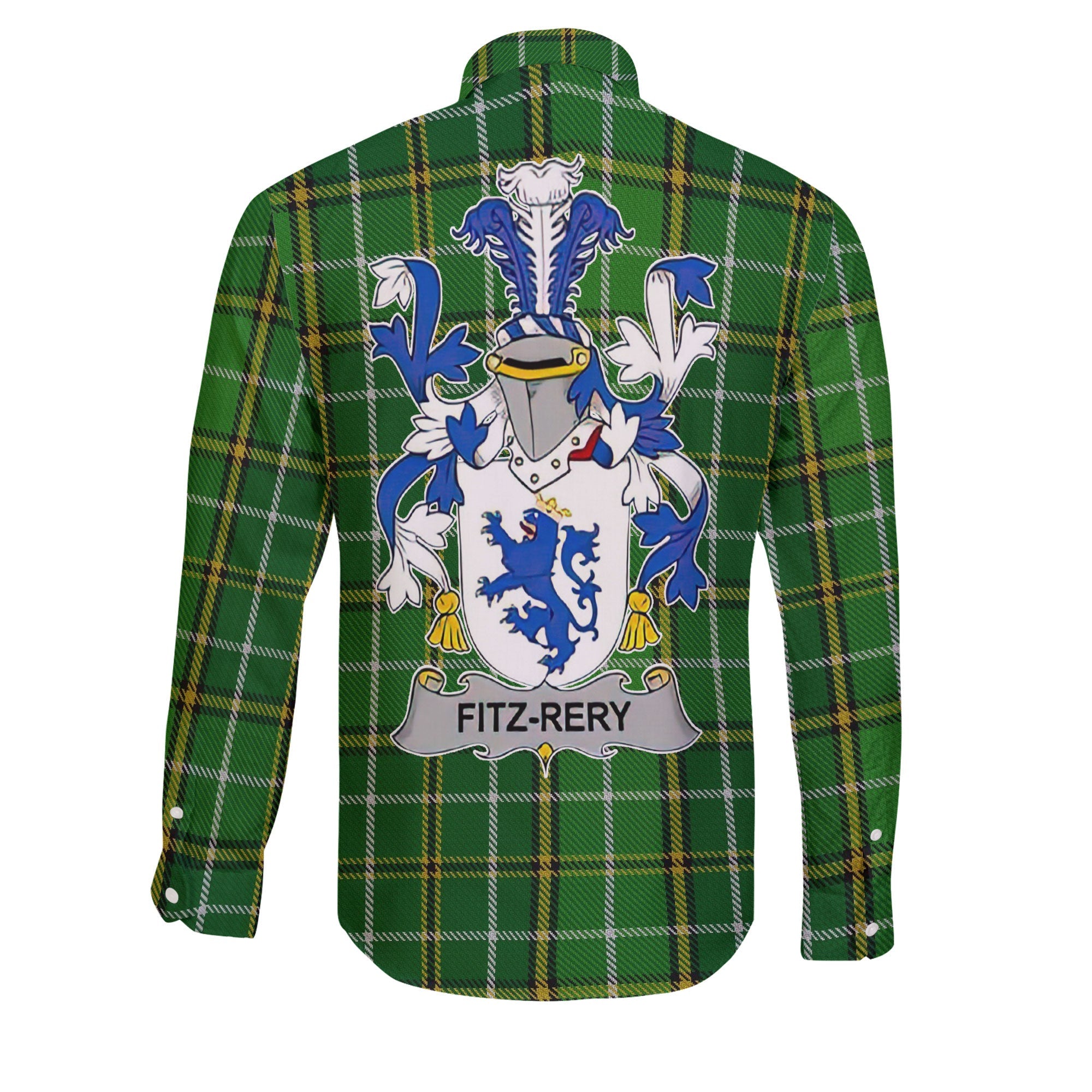Fitz Rery Long Sleeve Button Shirts Crest And National Plaid Style