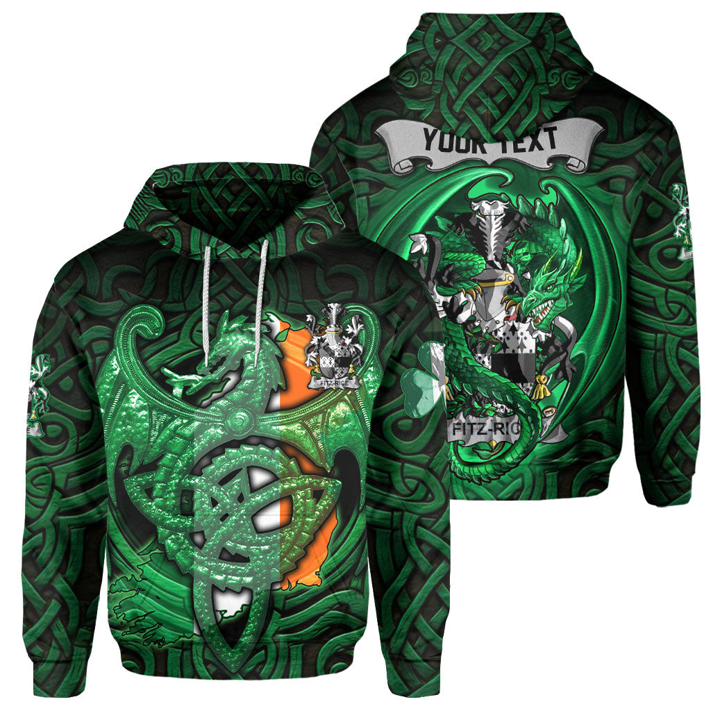 Fitz Rice Hoodies The Green Dragon Of Ireland Style