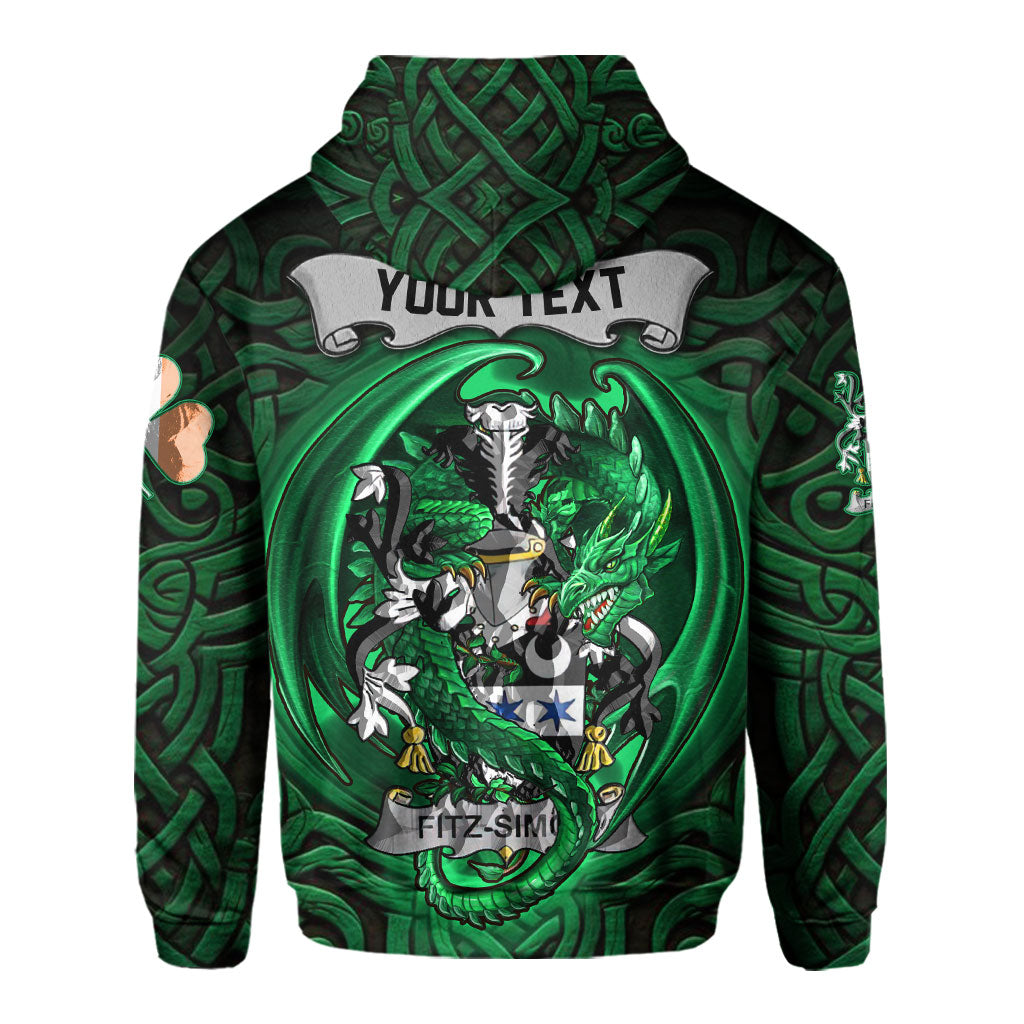 Fitz Simon Hoodies The Green Dragon Of Ireland Style