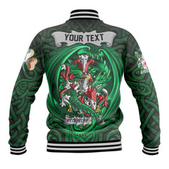 Fitz Stephens Baseball Jackets The Green Dragon Of Ireland Style