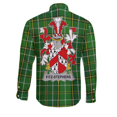 Fitz Stephens Long Sleeve Button Shirts Crest And National Plaid Style