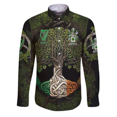 Flanagan or O Flanagan Long Sleeve Button Shirts Ireland Is My Root Style