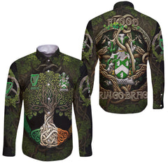 Flood Long Sleeve Button Shirts Ireland Is My Root Style
