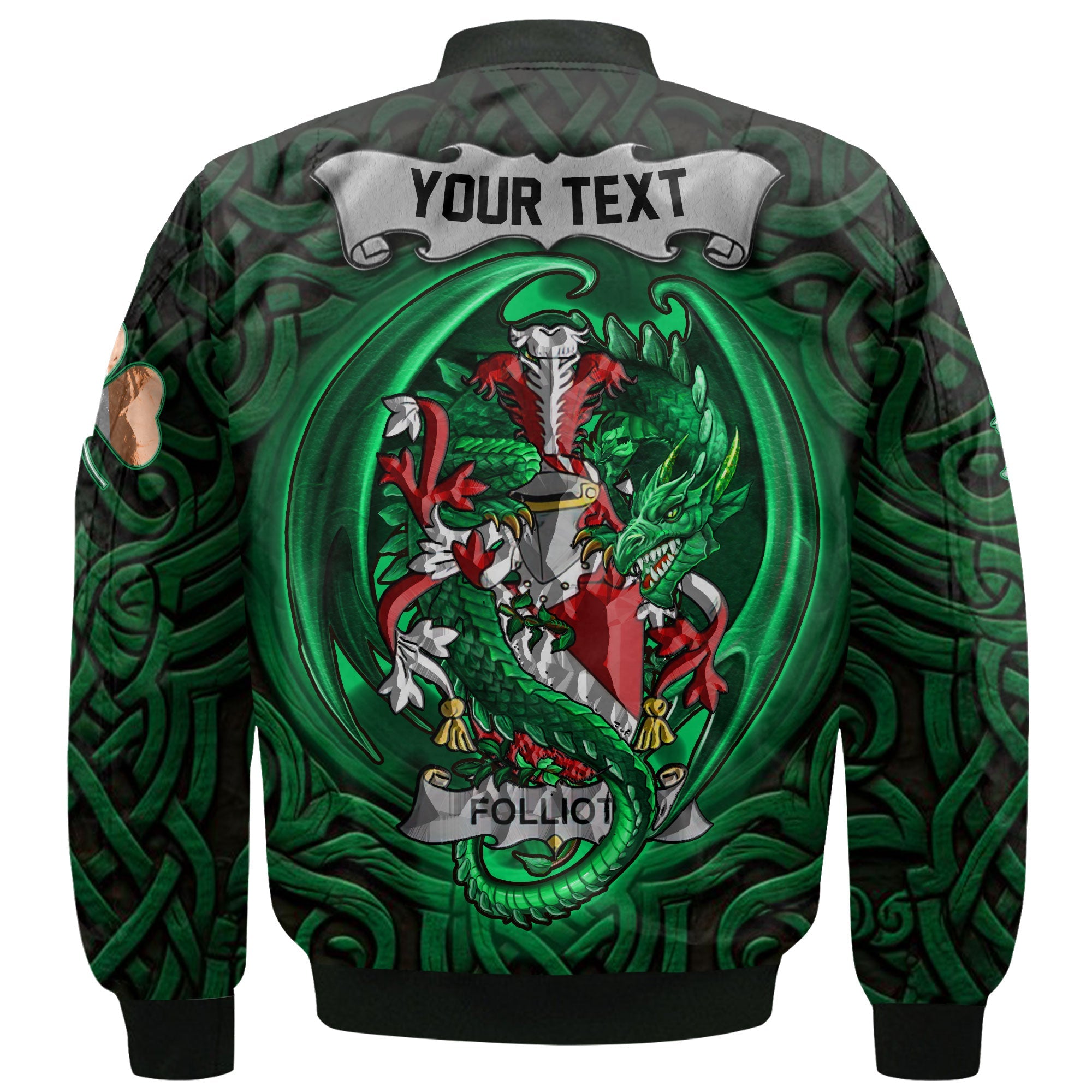 Folliott Bomber Jackets The Green Dragon Of Ireland Style