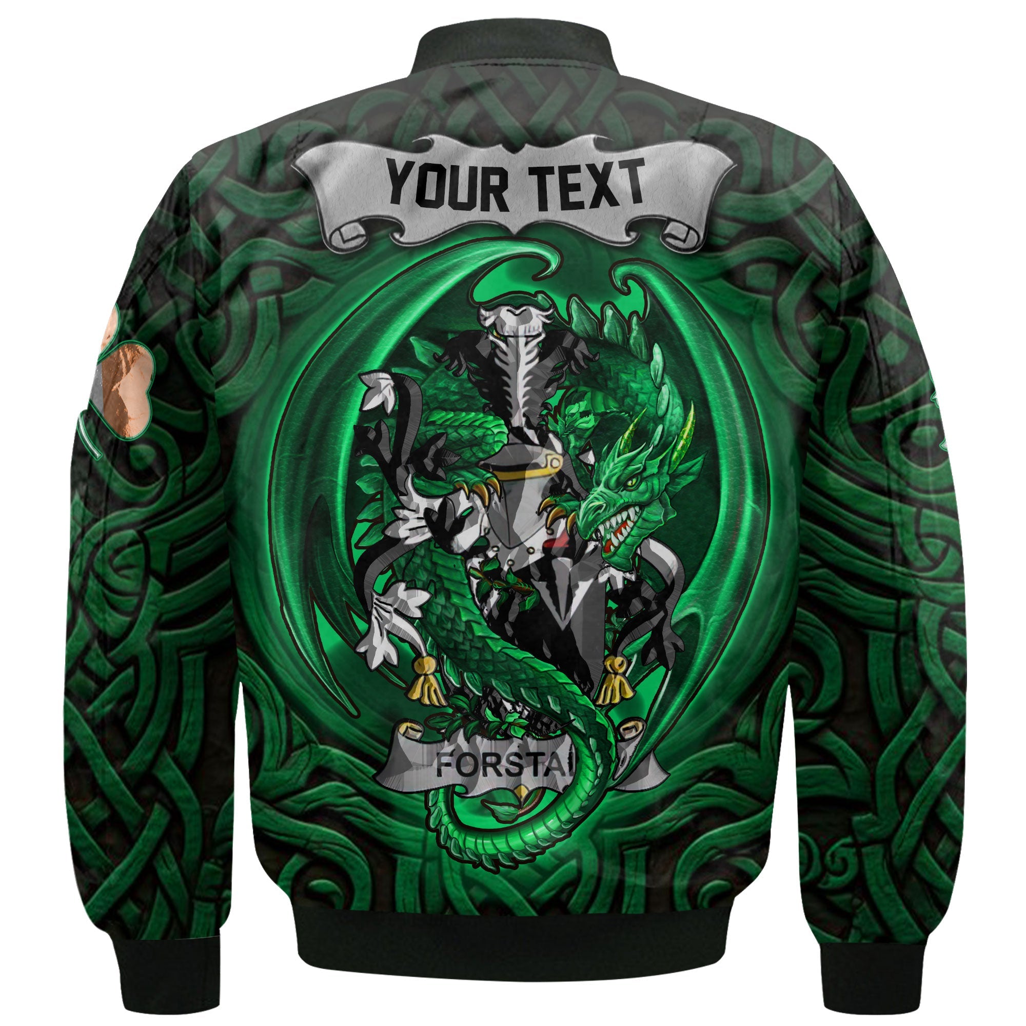 Forstall Bomber Jackets The Green Dragon Of Ireland Style