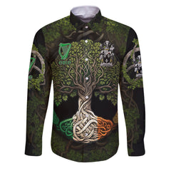 Forstall Long Sleeve Button Shirts Ireland Is My Root Style