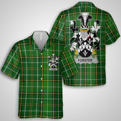 Forster Hawaiian Shirts Crest And National Plaid Style