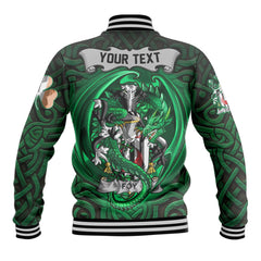 Foy or O Fie Baseball Jackets The Green Dragon Of Ireland Style