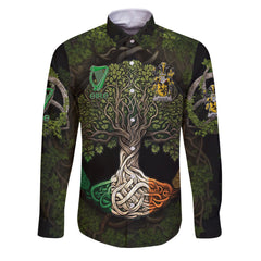 Francis Long Sleeve Button Shirts Ireland Is My Root Style