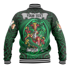 Friel or O Friel Baseball Jackets The Green Dragon Of Ireland Style