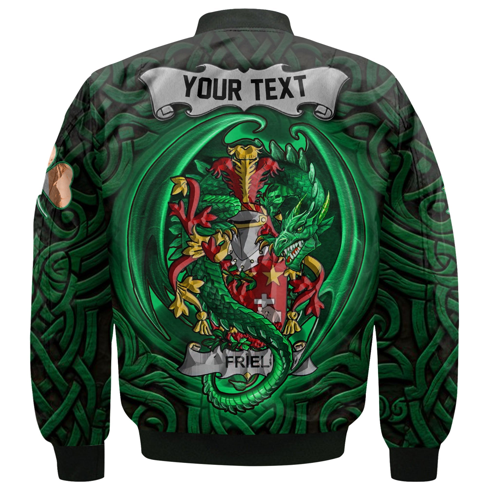 Friel or O Friel Bomber Jackets The Green Dragon Of Ireland Style
