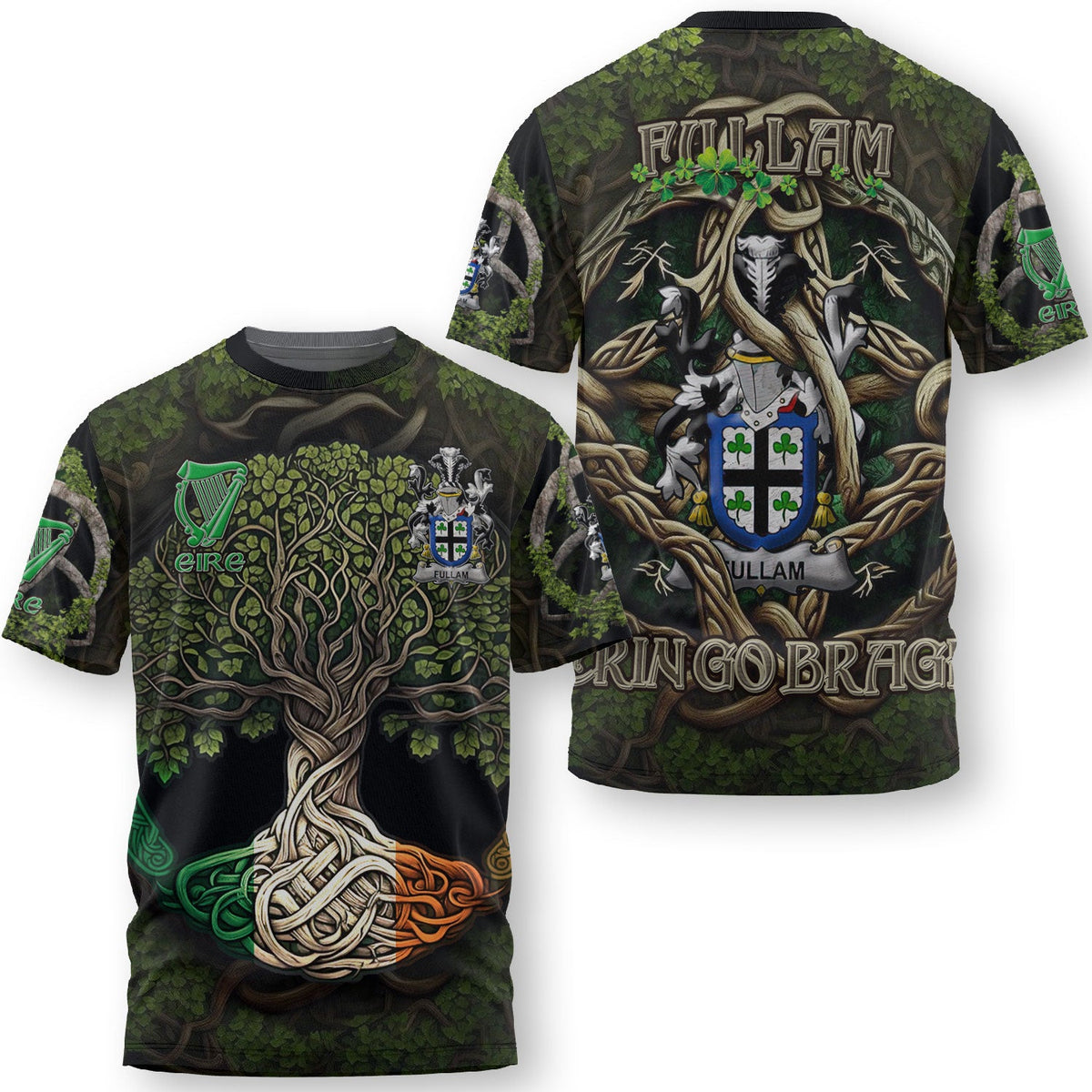 Fullam T-Shirts Ireland Is My Root Style