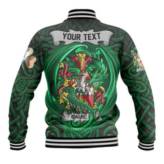 Gamble Baseball Jackets The Green Dragon Of Ireland Style