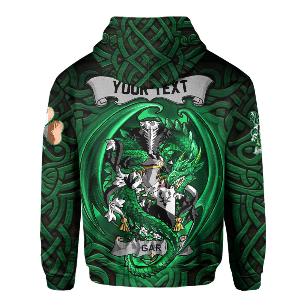 Gar or Garr Hoodies The Green Dragon Of Ireland Style