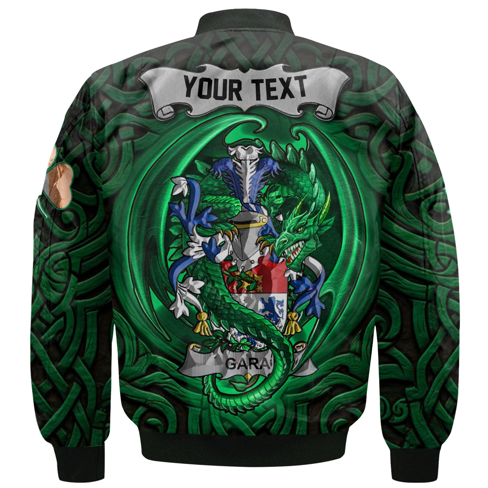 Gara or O Gara Bomber Jackets The Green Dragon Of Ireland Style