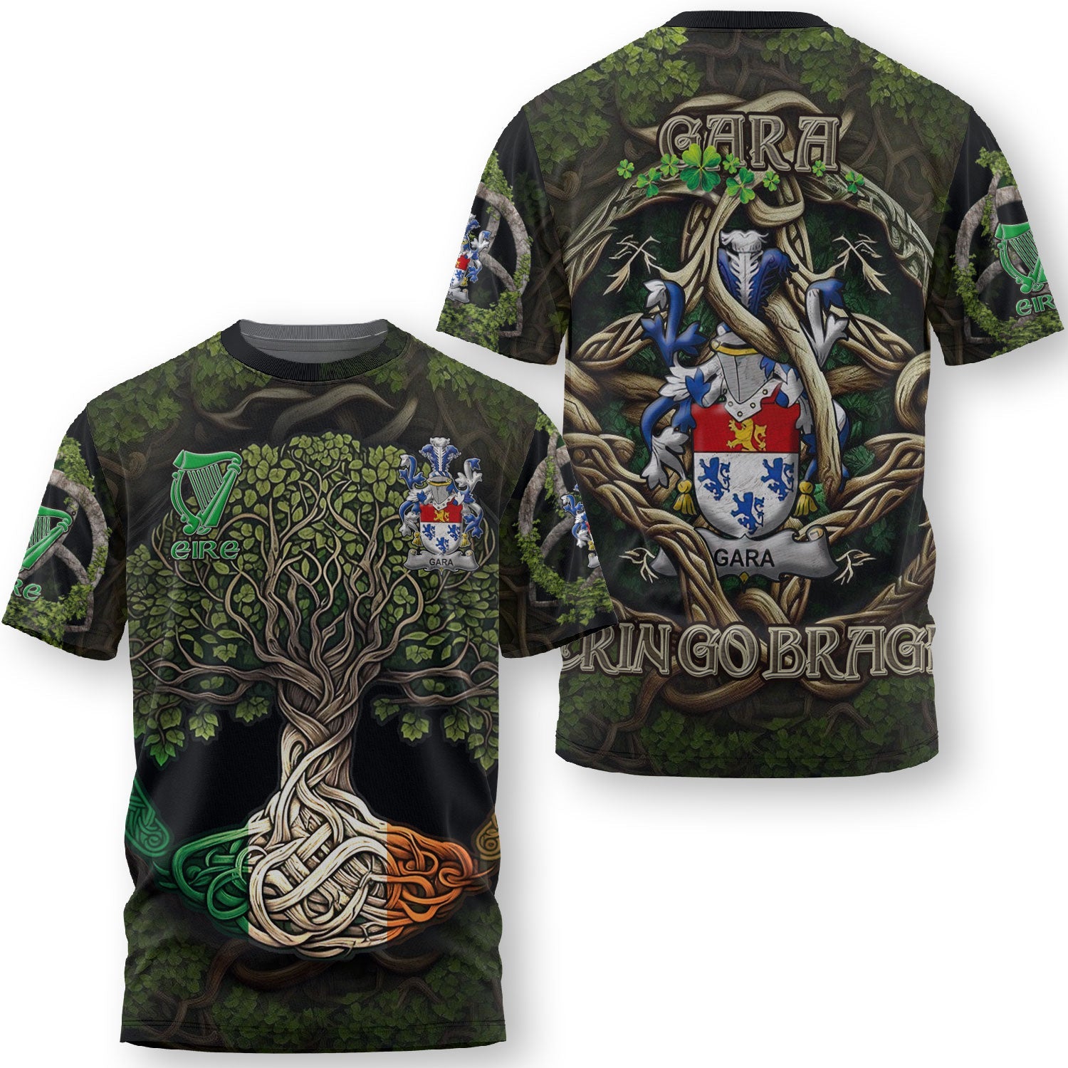 Gara or O Gara T-Shirts Ireland Is My Root Style