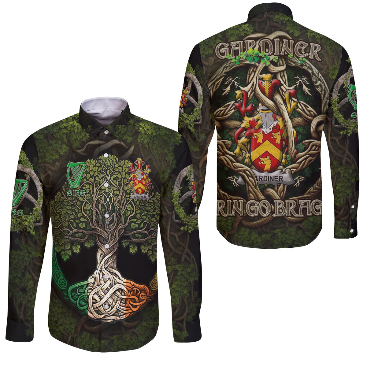 Gardiner Long Sleeve Button Shirts Ireland Is My Root Style