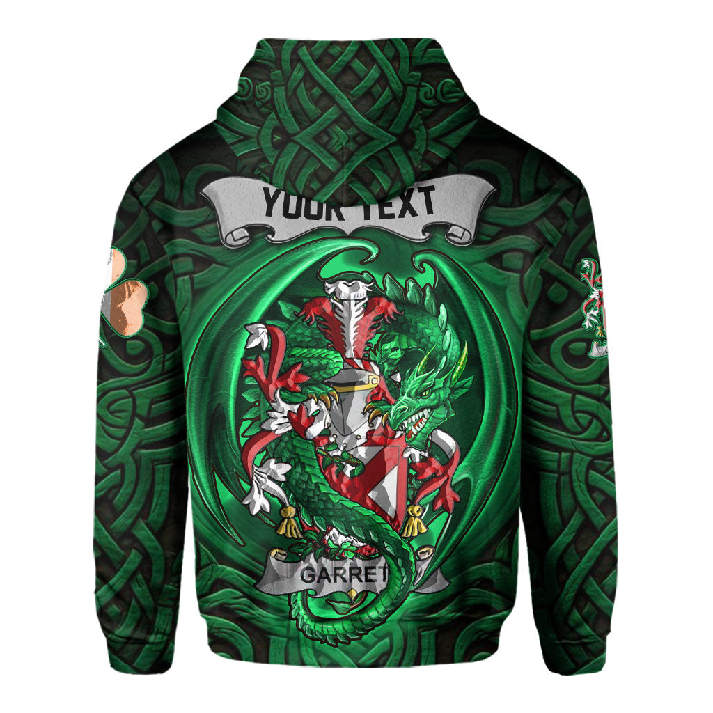 Garrett Hoodies The Green Dragon Of Ireland Style