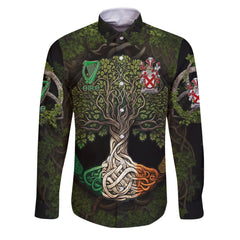 Garrett Long Sleeve Button Shirts Ireland Is My Root Style