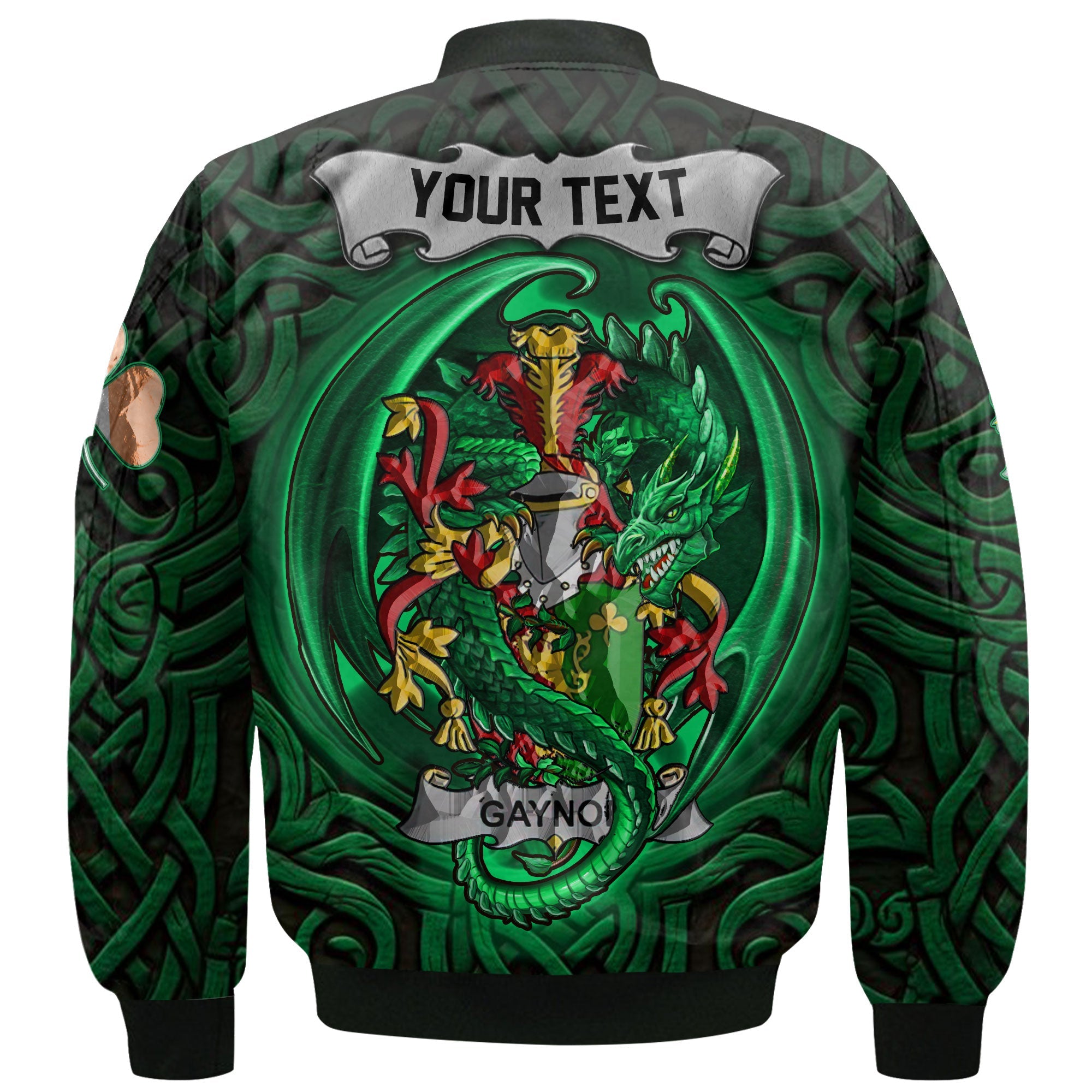 Gaynor or McGaynor Bomber Jackets The Green Dragon Of Ireland Style