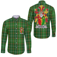 Gaynor or McGaynor Long Sleeve Button Shirts Crest And National Plaid Style