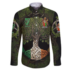 Gaynor or McGaynor Long Sleeve Button Shirts Ireland Is My Root Style