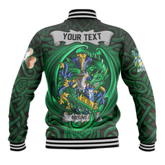 Gervais Baseball Jackets The Green Dragon Of Ireland Style