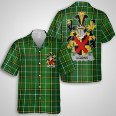 Giggins Hawaiian Shirts Crest And National Plaid Style