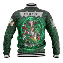 Gilbert Baseball Jackets The Green Dragon Of Ireland Style