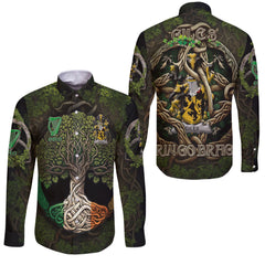 Giles or Gyles Long Sleeve Button Shirts Ireland Is My Root Style