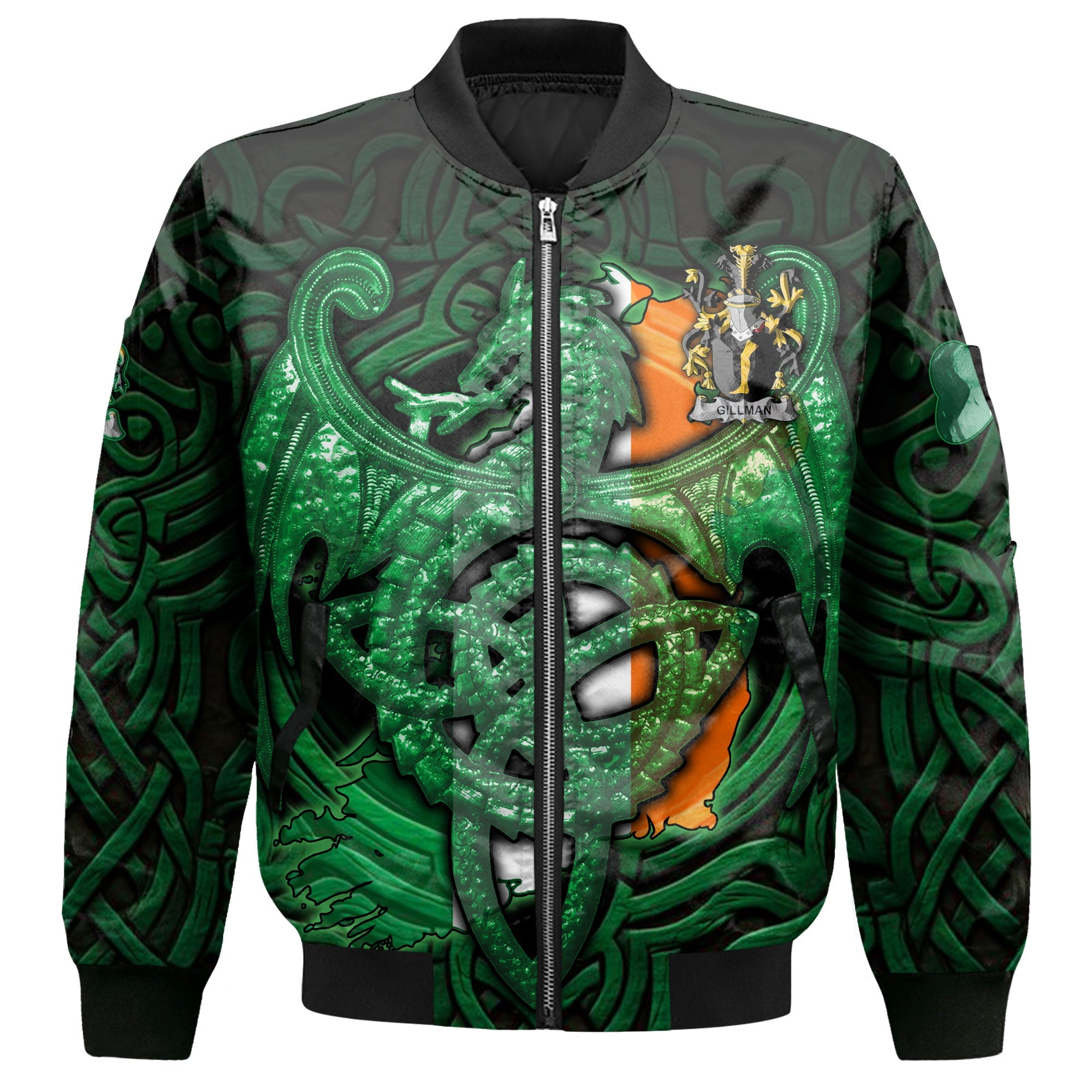 Gillman Bomber Jackets The Green Dragon Of Ireland Style