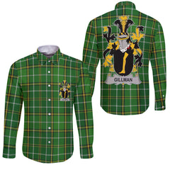 Gillman Long Sleeve Button Shirts Crest And National Plaid Style