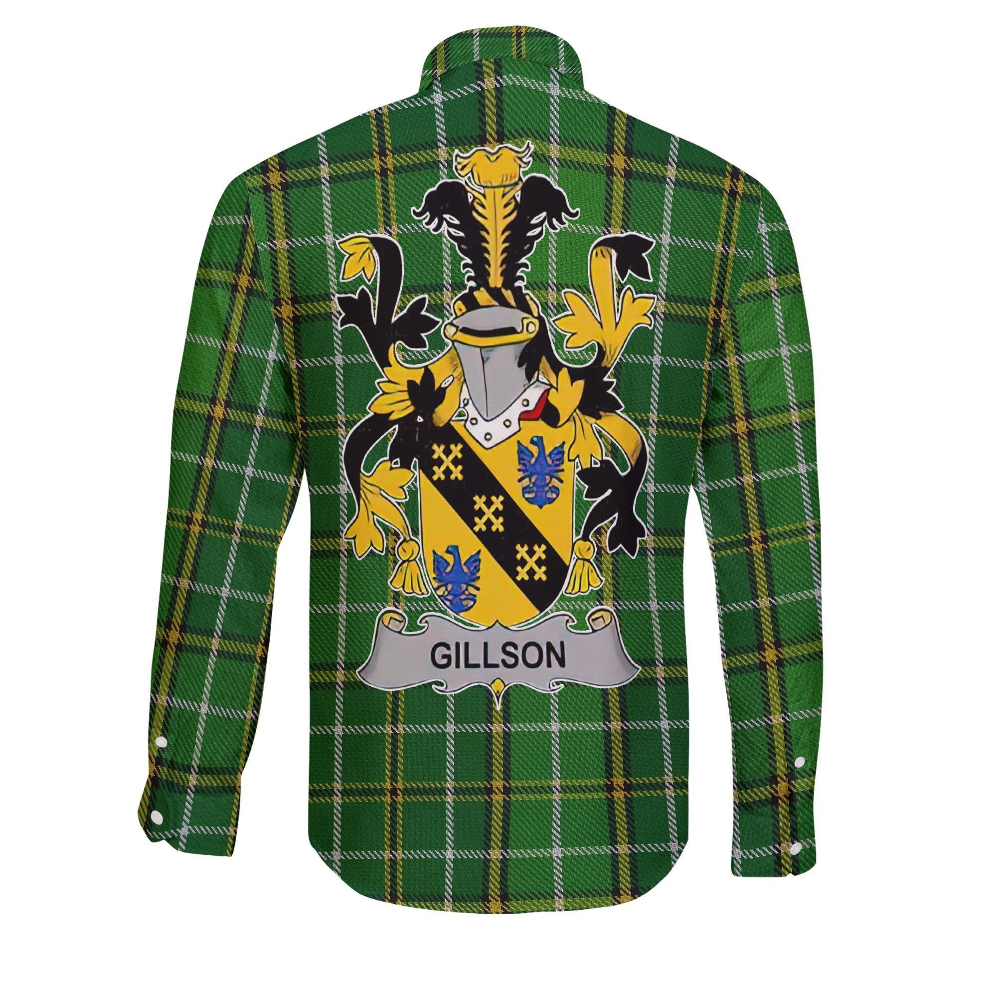Gillson Long Sleeve Button Shirts Crest And National Plaid Style