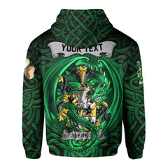 Glennon or Glenane Hoodies The Green Dragon Of Ireland Style