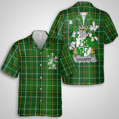 Gogarty Hawaiian Shirts Crest And National Plaid Style