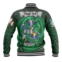 Goldsmith Baseball Jackets The Green Dragon Of Ireland Style