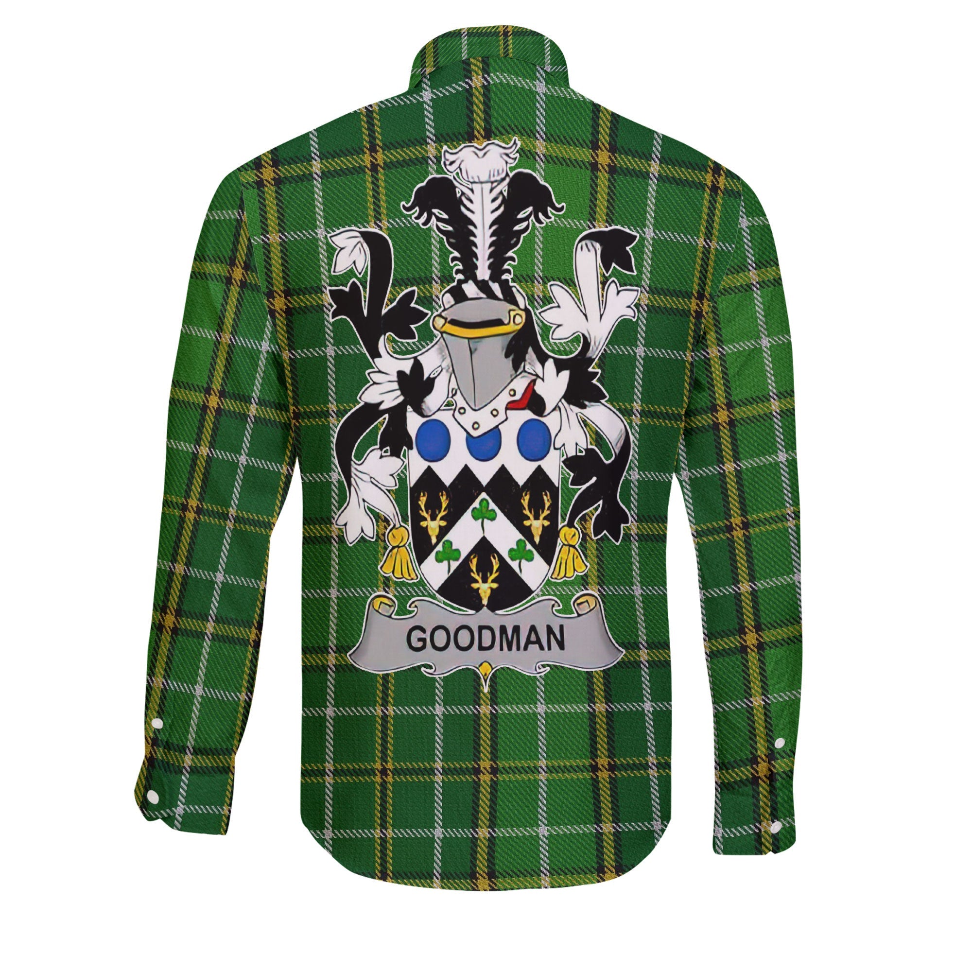 Goodman Long Sleeve Button Shirts Crest And National Plaid Style